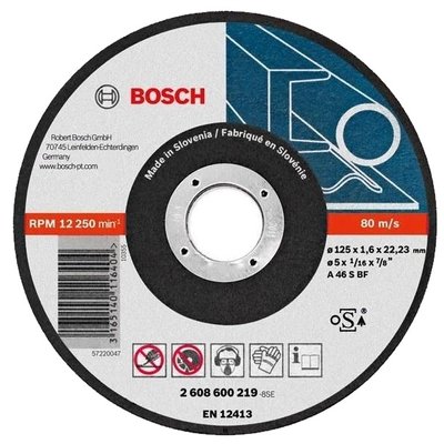 Bosch 125 x 1.6 мм (2608600219) Відрізний круг для металу 30073 фото